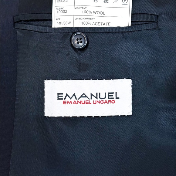 Emanuel Ungaro Wool Blazer Suit Jacket - Picture 12 of 15